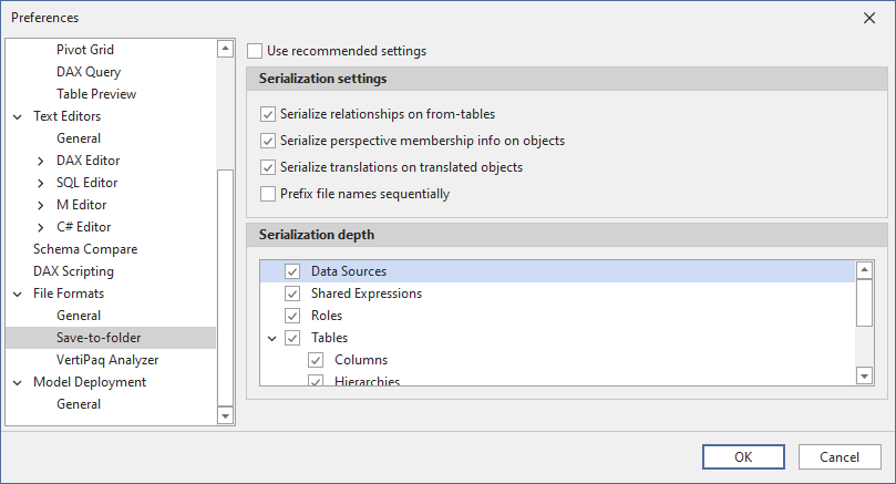 Configuring Save To Folder