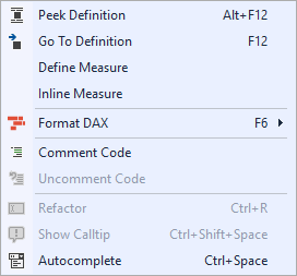 Dax Code Assist